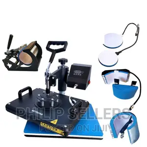 Combo 5in1 Heat Press Sublimation Transfer Machine Swing Aw
