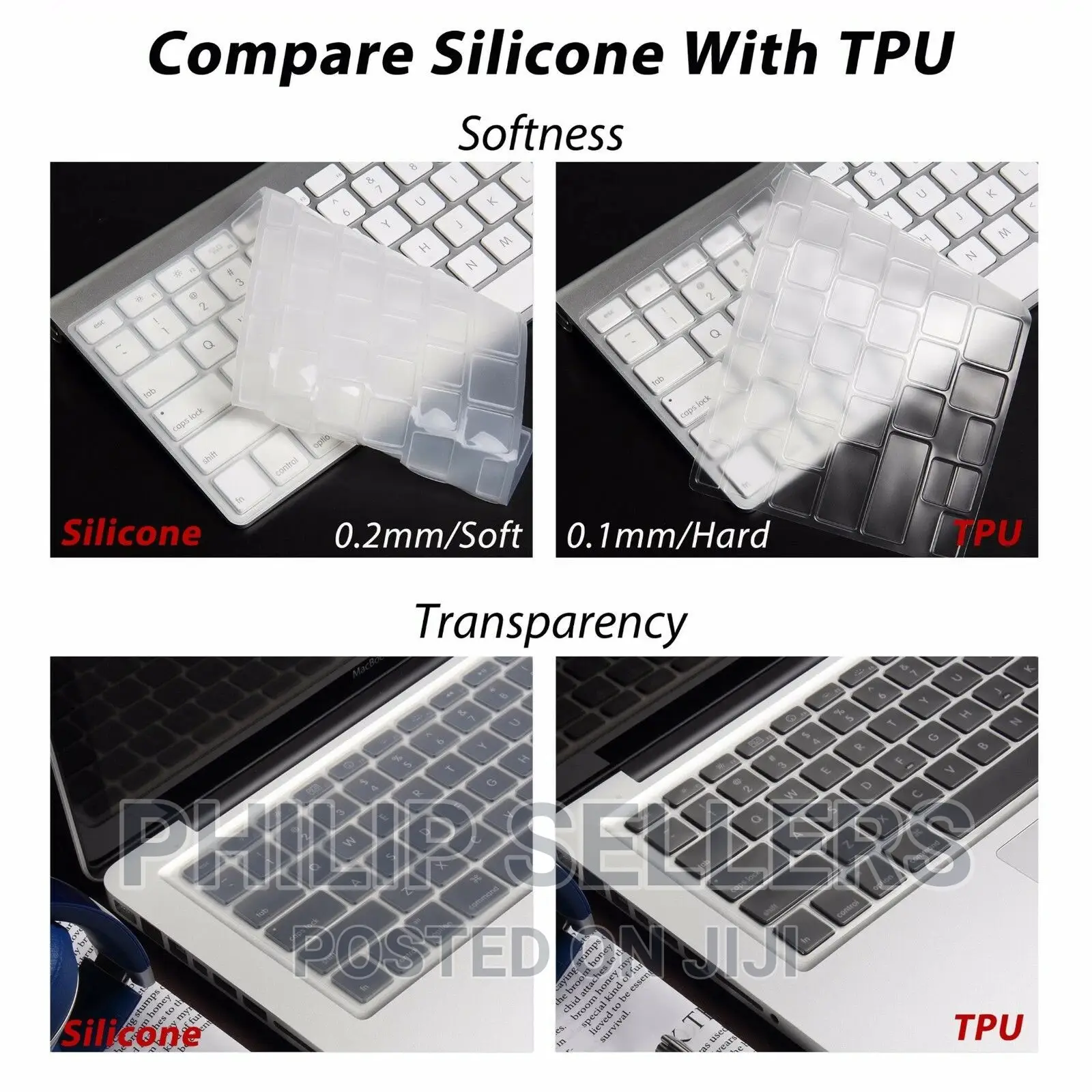 Soft Silicone Keyboard Cover Protective Skin for Macbook Pro