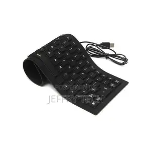 Generic Flexible Computer / Laptop USB Keyboard - Black