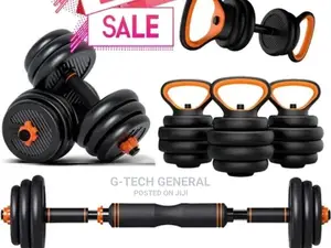 6in1 Adjustable Kettle Bell With Barbell -20kg