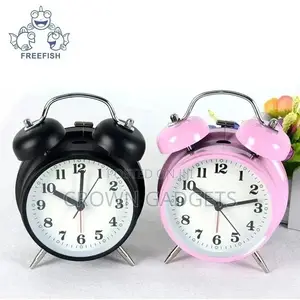 Mini Lovely Analog Twin Bell Alarm Clock for Kid's