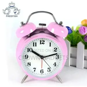 Twin Bell Alarm Clock Battery Operated, Trendy G