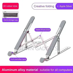Adjustable Aluminum Foldable Portable Notebook Stand Ivoler