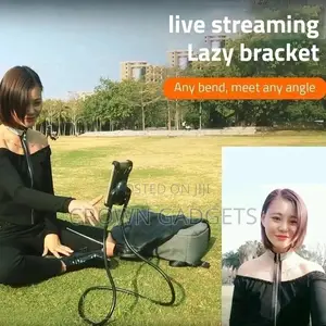 Flexible Mobile Phone Holder Hanging Neck With Clamp