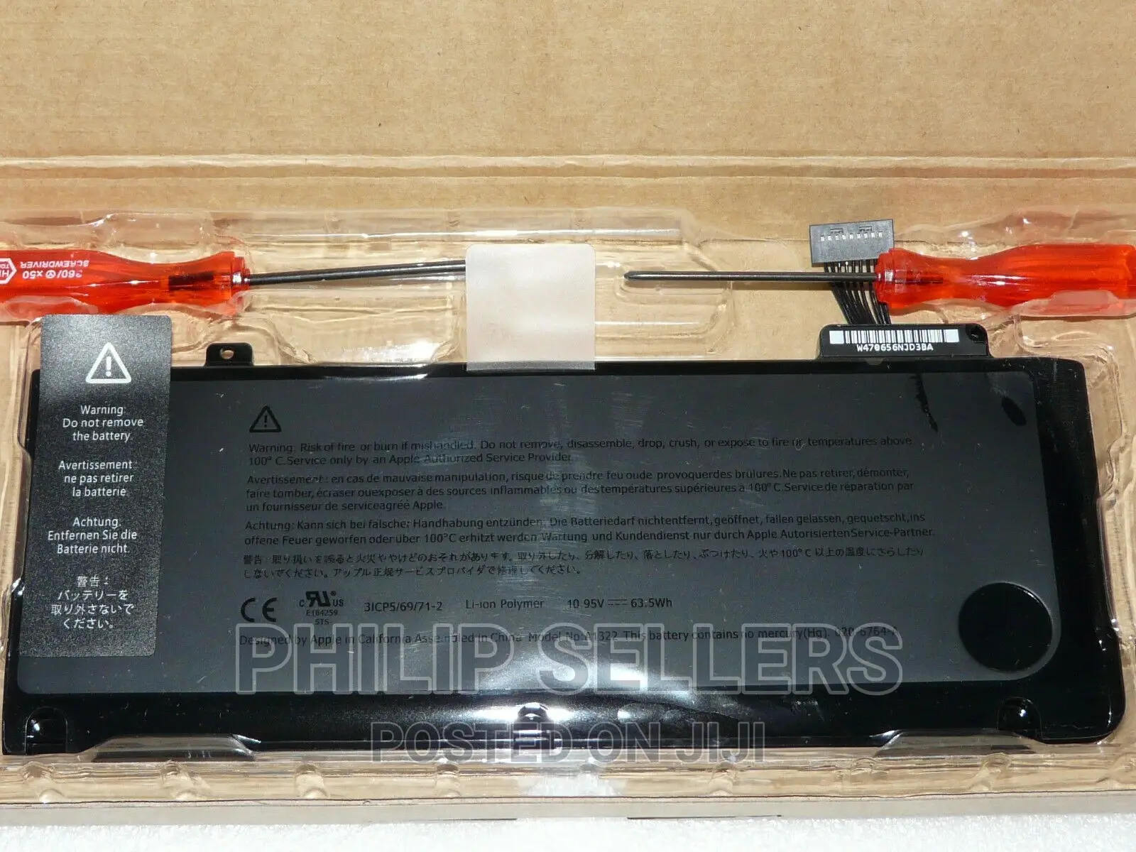 Apple Macbook Pro 13" A1278 2009-2012 Battery A1322