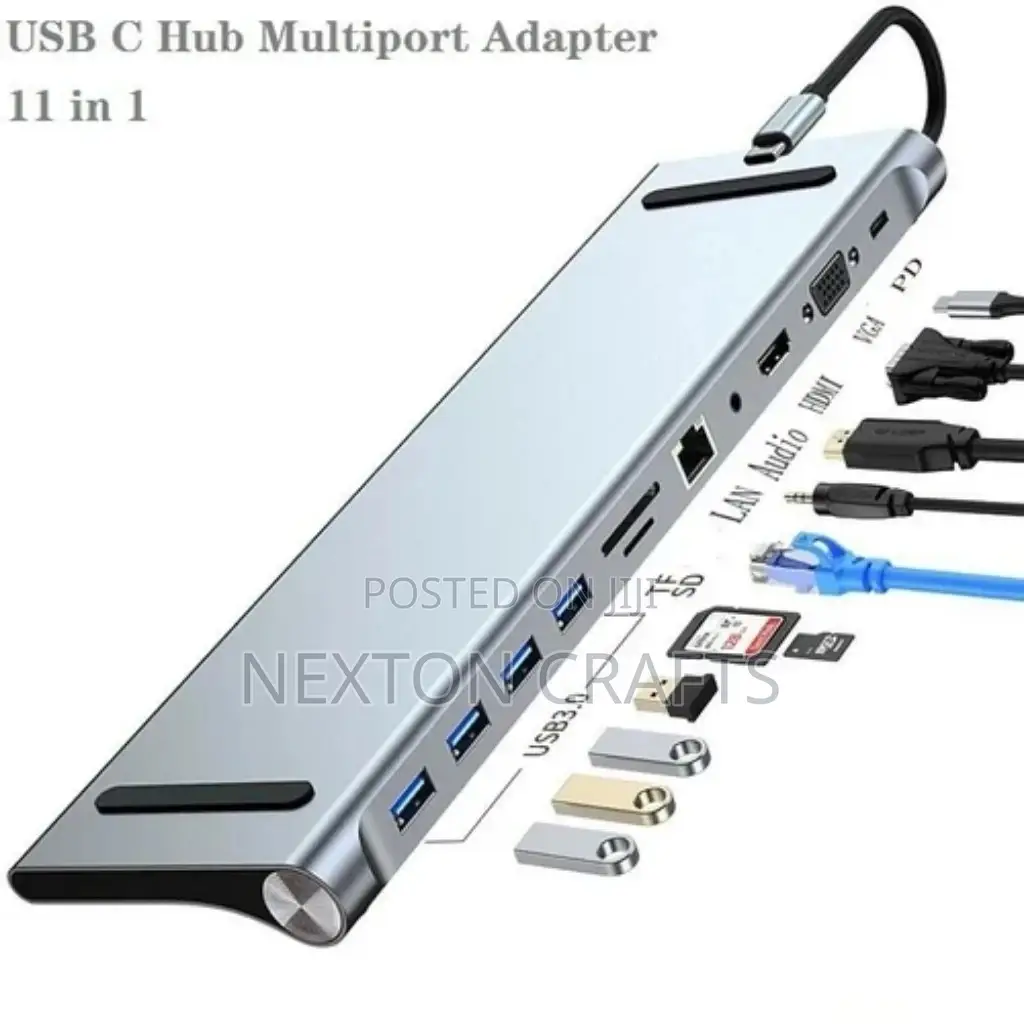 Type C 11 in 1 Docking Station USB C Hub BYL-2003 Lexcron