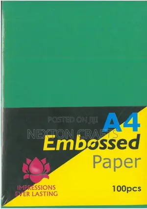 Embossed Paper Coloured A4