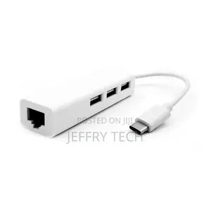 Type-C to USB 3.1 Hub Network RJ45 Lan Combo Cable 100M Free