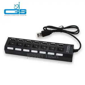 Manufacture Price Usb 2.0 Adapter With 7 Port Usb Hub