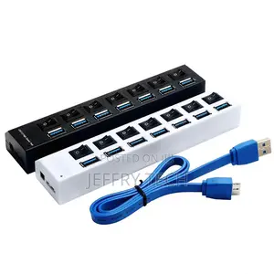 USB HUB 3.0 4 7 Port Portable Micro USB 3.0 HUB Splitter Wit