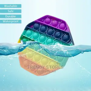 Push Bubble Fidget Sensory Toy Color Silicone Anti-stress -