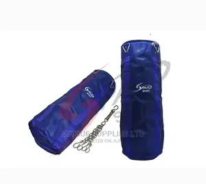 Leather Punching Bag Blue 32 Inches