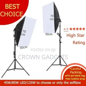 Softbox Lighting E27 Socket Light Studio Light Set 50x70cm
