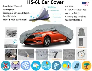 Heavy Duty Waterproof Car Cover Cotton Lining Scratch Proof