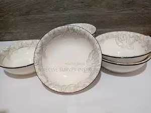 6 Soup Bowls Floral