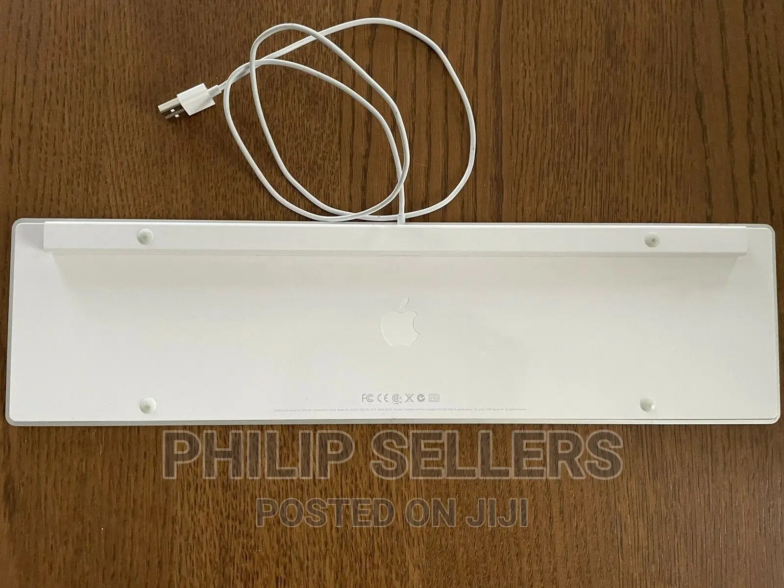 Apple USB Wired Slim Aluminum Keyboard With Numeric Keypad A