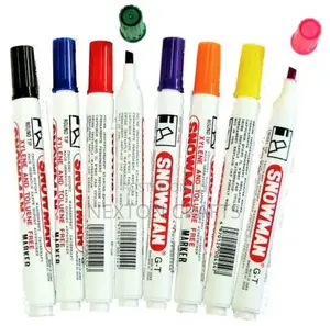 Permanent Marker Pens ( Snowman 1pkt )