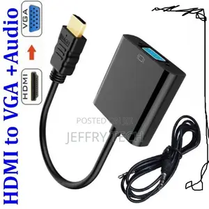 Generic HDMI to VGA Converter Adapter FREE Audio Cable