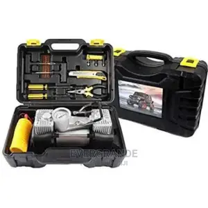 Dual Air Compressor With Tool Kit