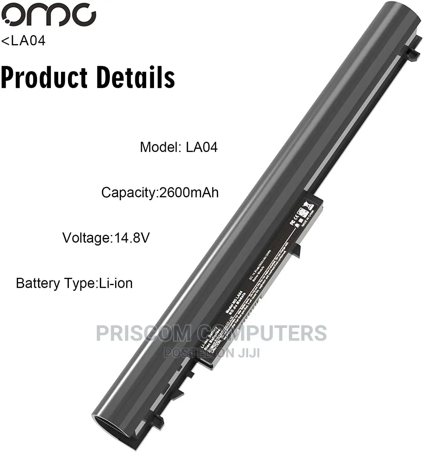 HP Pavilion 15/14 Laptop Battery. LA04