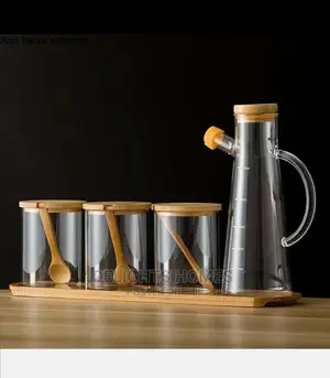 *Oil Jar With 3pcs Seasoning Set