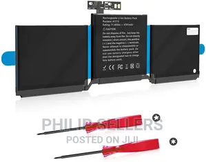 A1713 Battery Type: Li-Polymer ; Voltage:11.4V