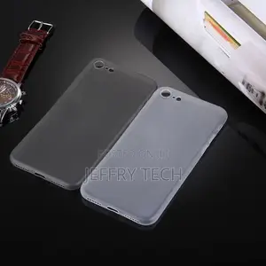 iPhone 8 7 Frosted Transparent Protective Back Cover Case