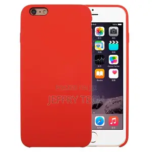iPhone 6 6s Pure Color Liquid Silicone + PC Protective Bac