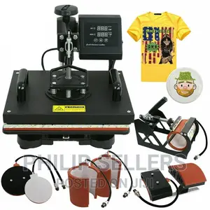 T-Shirt Heat Press 12"X15" Transfer Machine Combo Subli