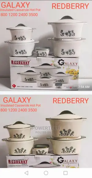 Galaxy Hot Pots -4 Pieces