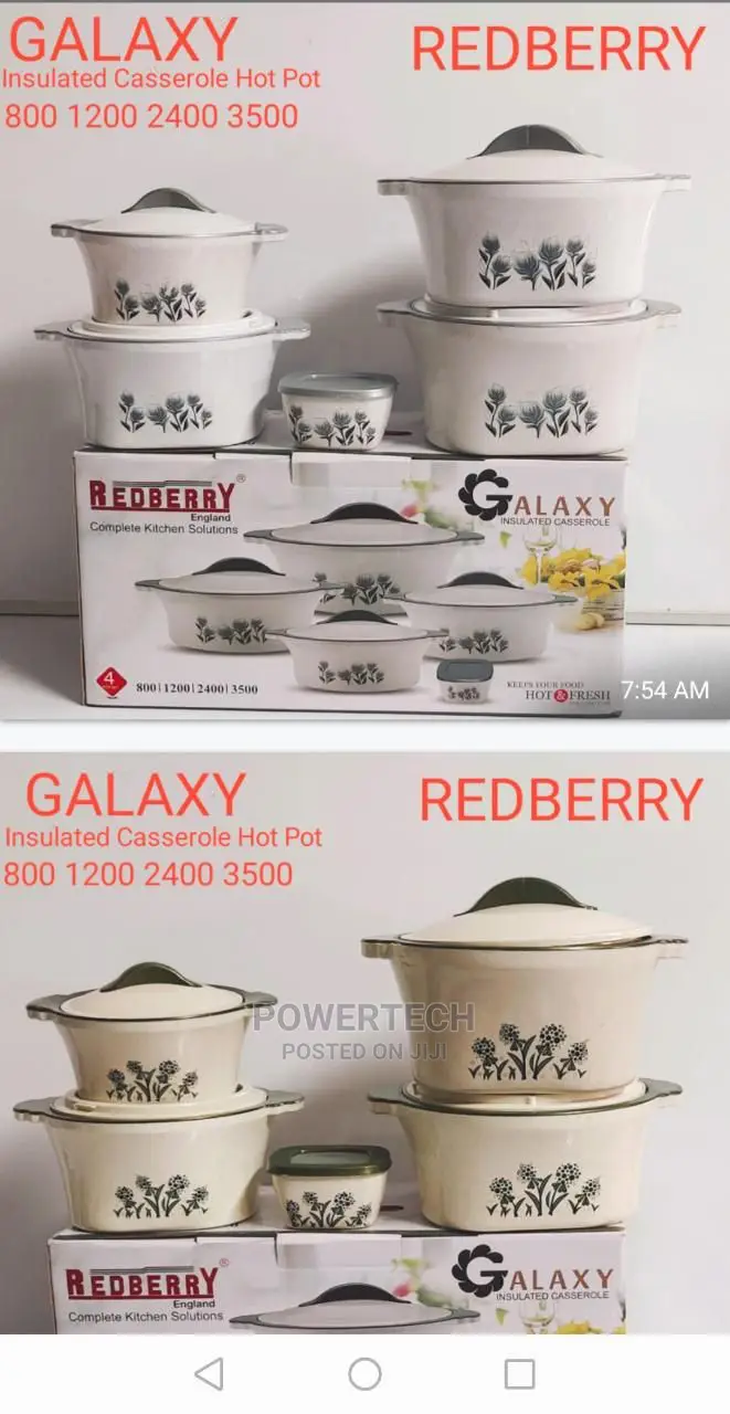 Galaxy Hot Pots -4 Pieces