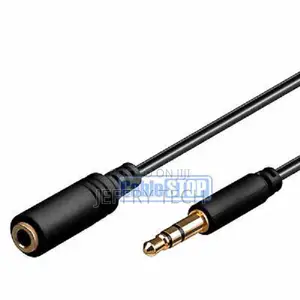 3.5mm Mini Stereo Jack Plug to Socket Audio Headphone 1.5m