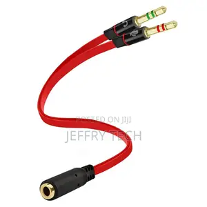 Headset Adapter, 3.5mm Headphone Splitter CTIA Headphone Jac