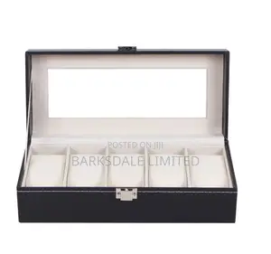 Watch Display Holder Organizer Box Case Jewelry 5 Pod