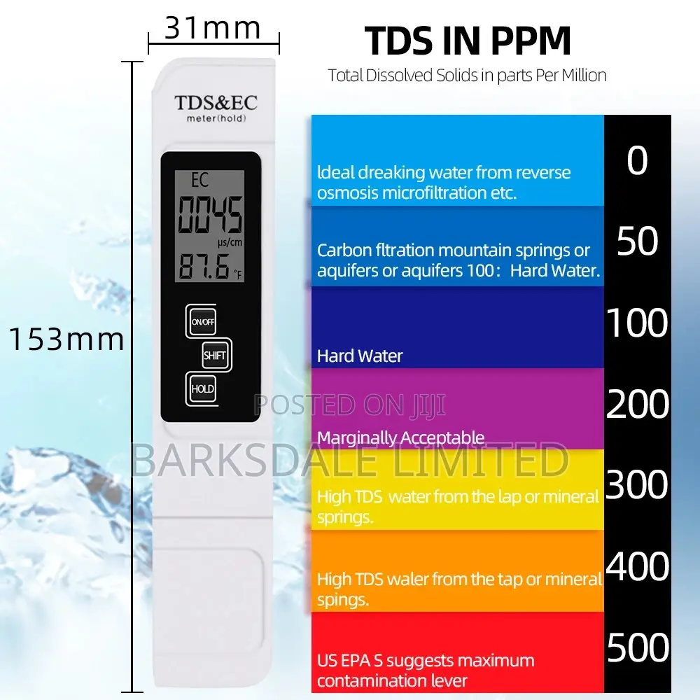 TDS Digital Water Tester EC Temperature Meter
