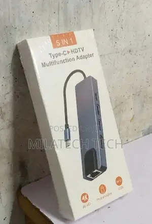 Usb-C Adapter Type C to Usb 3.0 Hub 5 in 1
