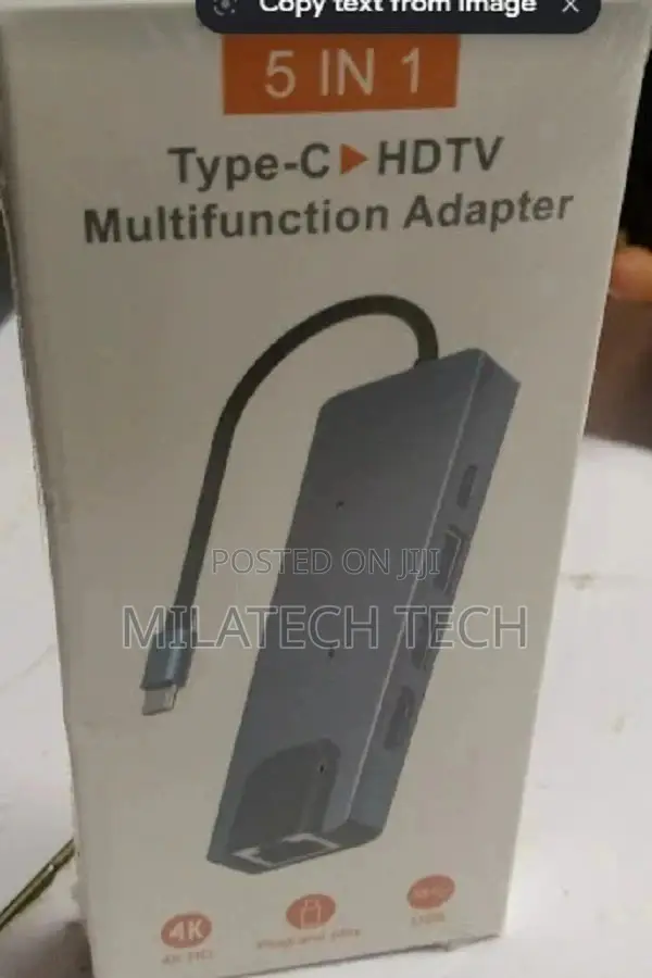 5 in 1 USB-C / Type-C HUB Adapter