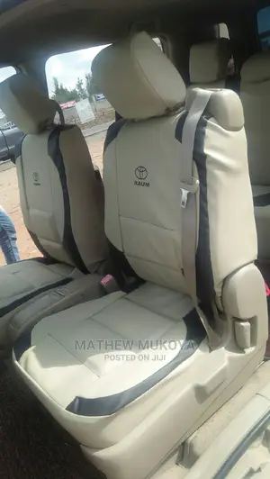 Black/Beige Seat Covers