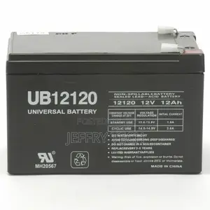12V 12AH Sealed Lead Acid Battery Rechargeable Power Unit -