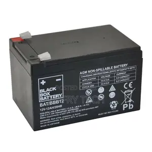 12V 12AH Sealed Lead Acid Battery Rechargeable Power Unit -