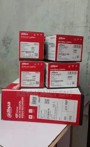 Dahua 4-Cameras Pack CCTV Kit,Power Supply Unit, Hard Disk