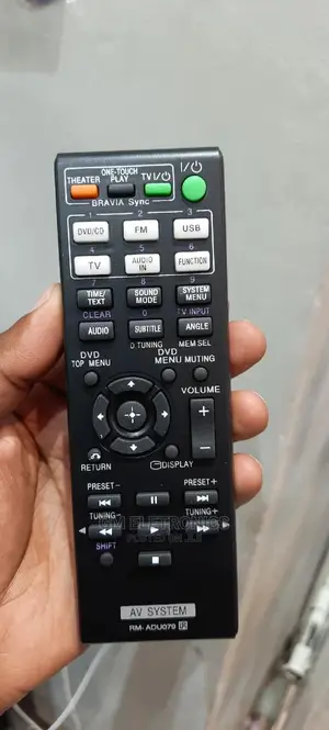 RM-ADU078 Remote for Sony DVD Hometheater System DAV-TZ710