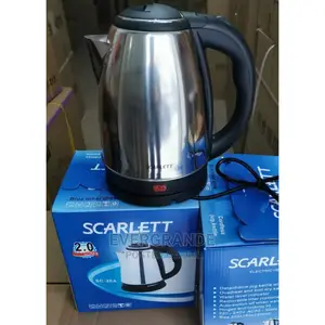 3 Pin Plug Scarlet Kettle - New