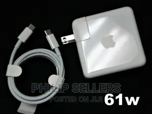 Genuine OEM Apple 61W USB-C Power Adapter Cable MRW22LL Fo