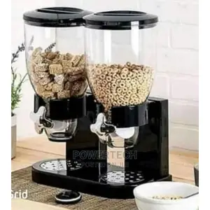 Cerial Dispenser Black and White Color,