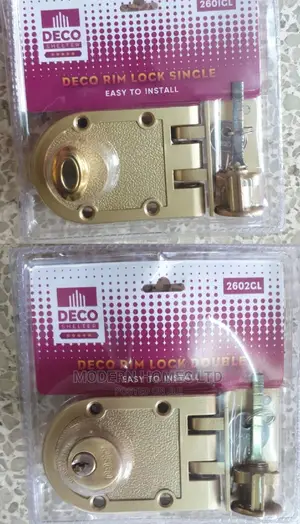 Deco Rim Lock Single - Door Locks
