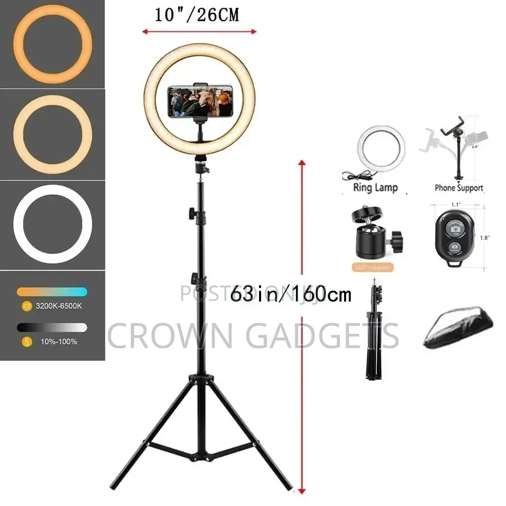 3 Mode 10" Ring Light