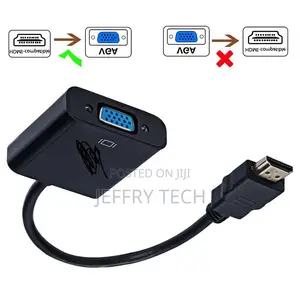 HD 1080P Digital to Analog Converter Cable HDMI to VGA Adapt