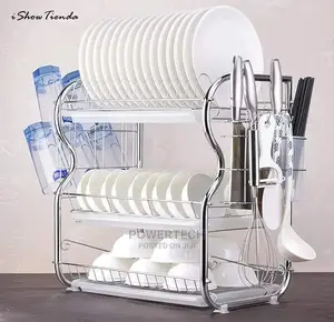 3 Layer Stainless Steel Dish Rack