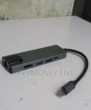 5 in 1 Type C to HDMI USB LAN Port Macbook Converter